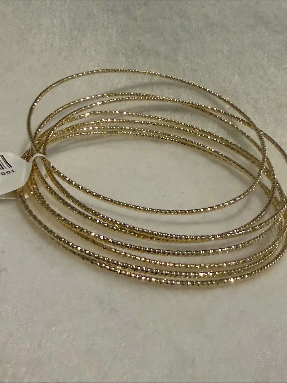 Gold-Tone Beaded Stretch Bangle Set - Women Jewelry